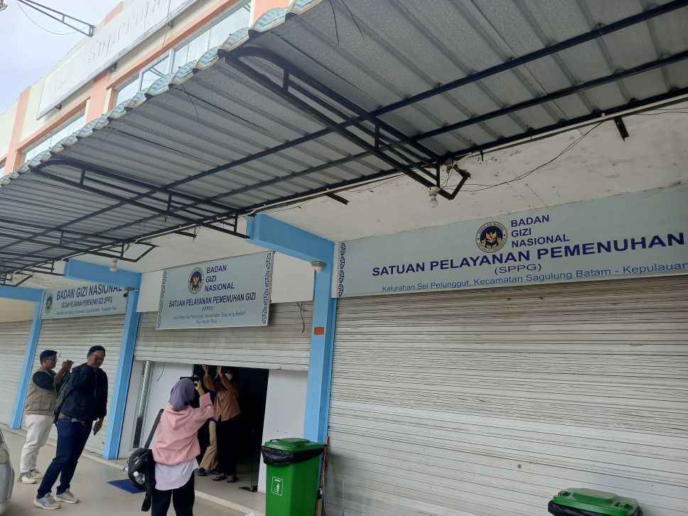 SPPG Seipelenggut yang tutup beroperasi.