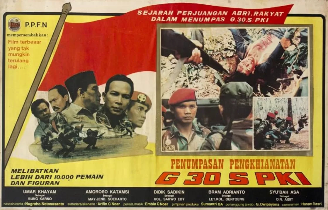 Film Penumpasan Pengkhiatan G30S PKI (1984) karya Arifin C. Noer.