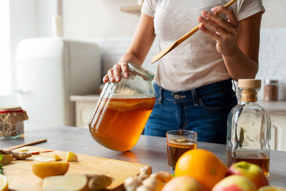 Ilustrasi kombucha