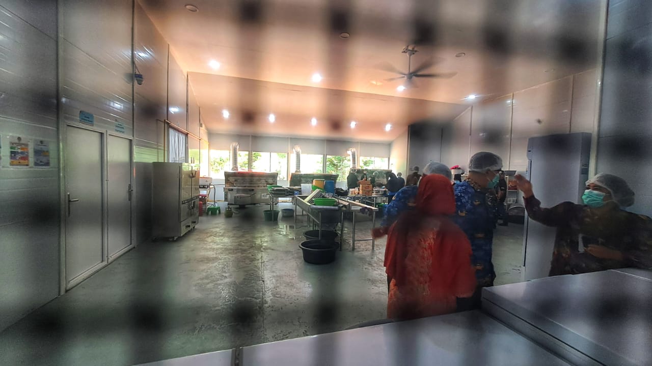 Dapur SPPG Bintan Utara di Kelurahan Tanjunguban Selatan, Kecamatan Bintan Utara pada Rabu (1/20/2025).