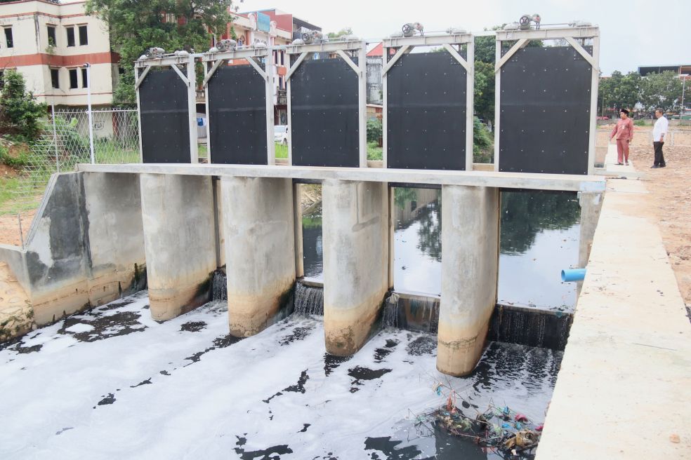 Pemerintah Kota (Pemko) Batam melalui Dinas Bina Marga dan Sumber Daya Air (DBM-SDA) menyelesaikan pembangunan rumah pompa Sungai Jodoh,untuk pengendali banjir di wilayah Jodoh&ndash;Nagoya, Jumat (3/10).