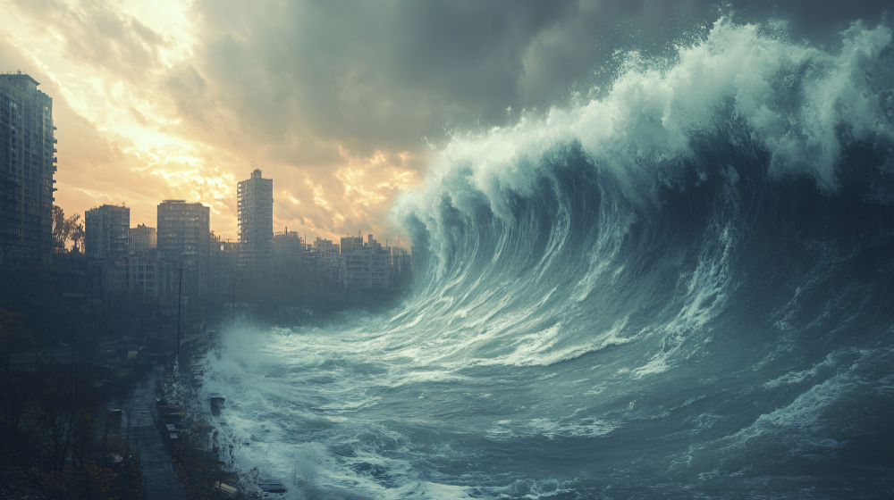 Ilustrasi tsunami