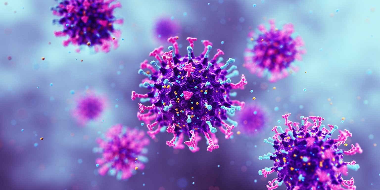 Ilustrasi virus Influenza A yang menginfeksi sekitar 6.000 siswa di Malaysia.