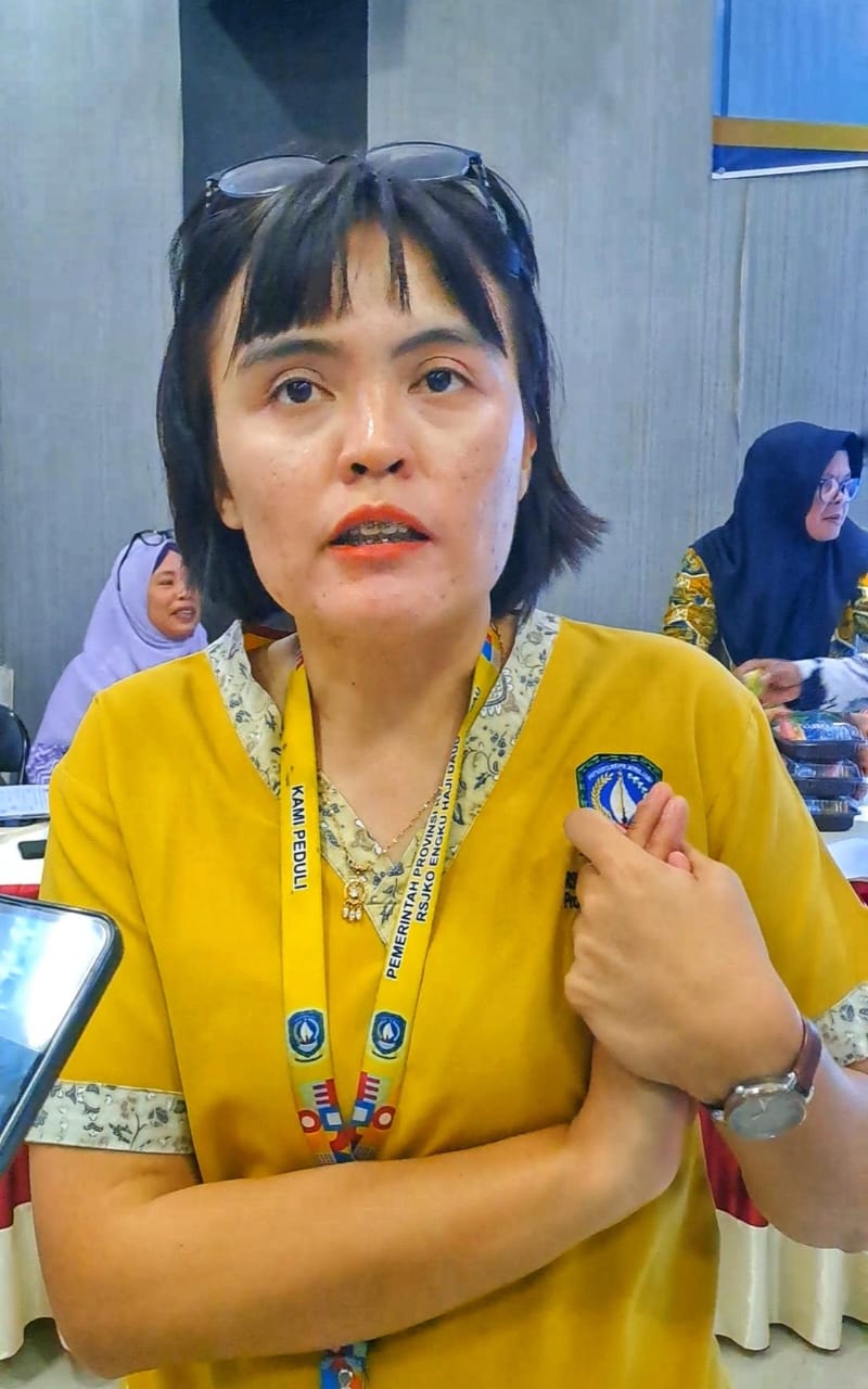 Ketua Tim Evakuasi Pasien Jiwa RSJKO EHD, Ns Yanti Girsang.