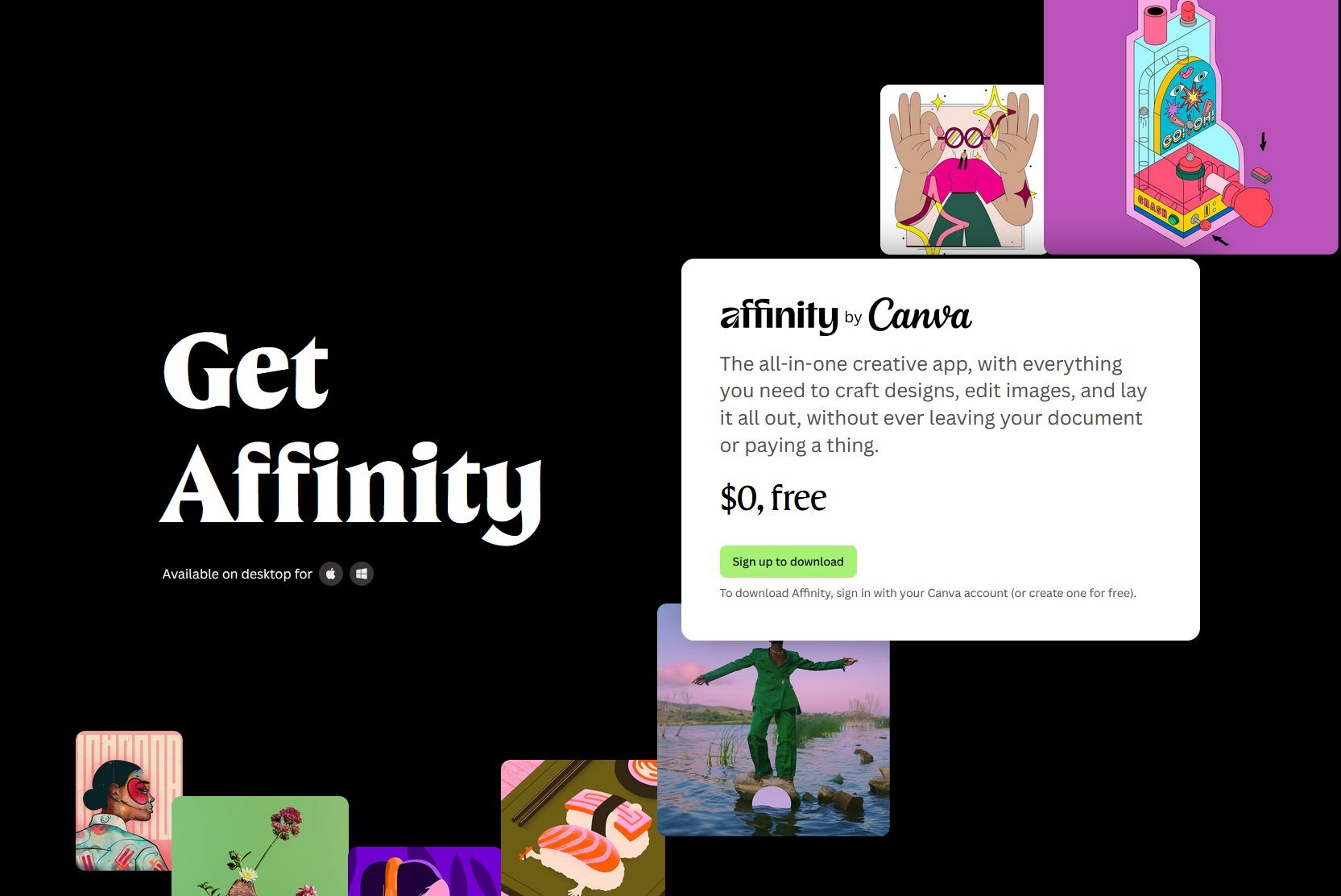 Canva meluncurkan design model AI Affinity secara gratis