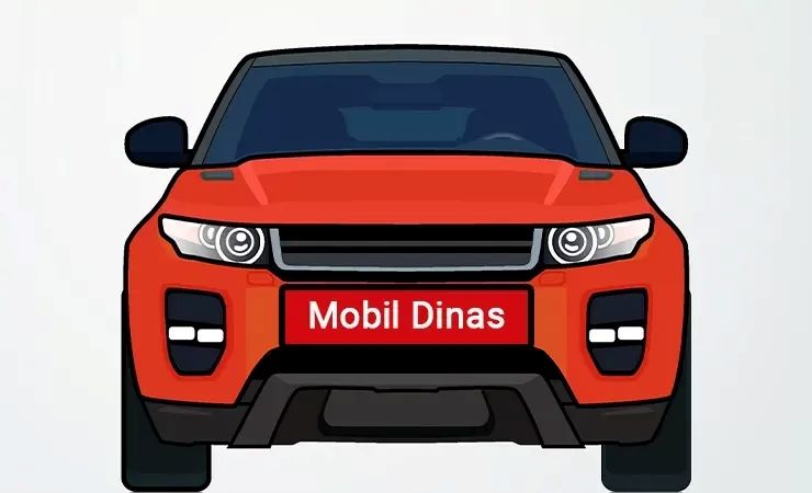 ilustrasi mobil dinas