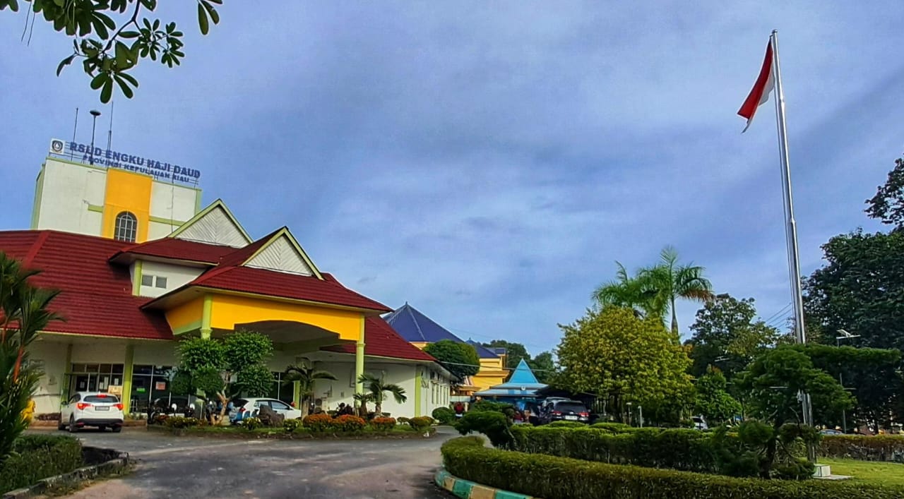 Bangunan utama layanan poli kesehatan di RSJKO EHD Tanjunguban.