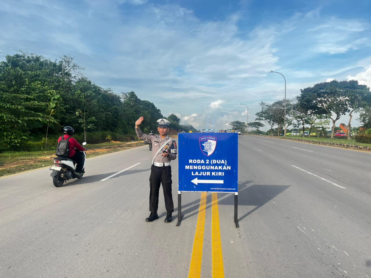 Ilustrasi, buka tutup jalan dilakukan oleh Polresta Barelang.