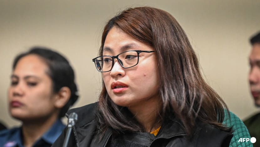 Alice Gun, Wali kota palsu Kota Bamban, Filipina saat menghadapi persidangan.