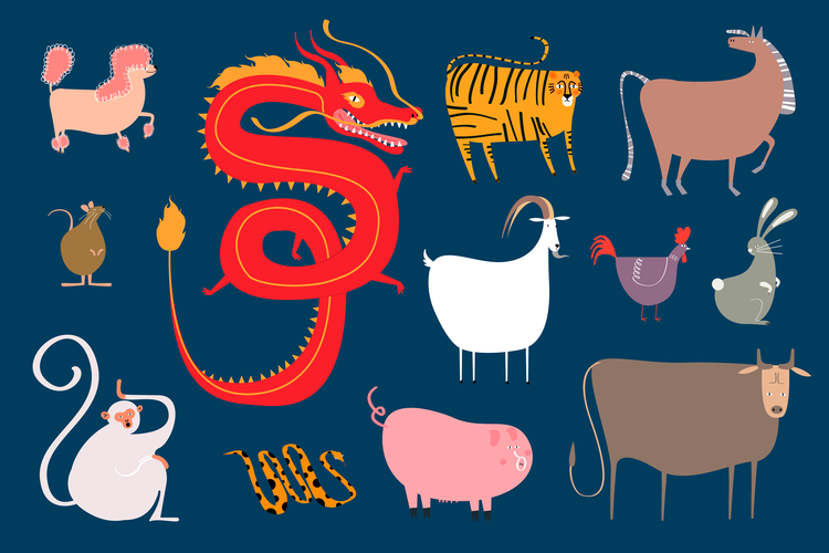 Ilustrasi 12 shio