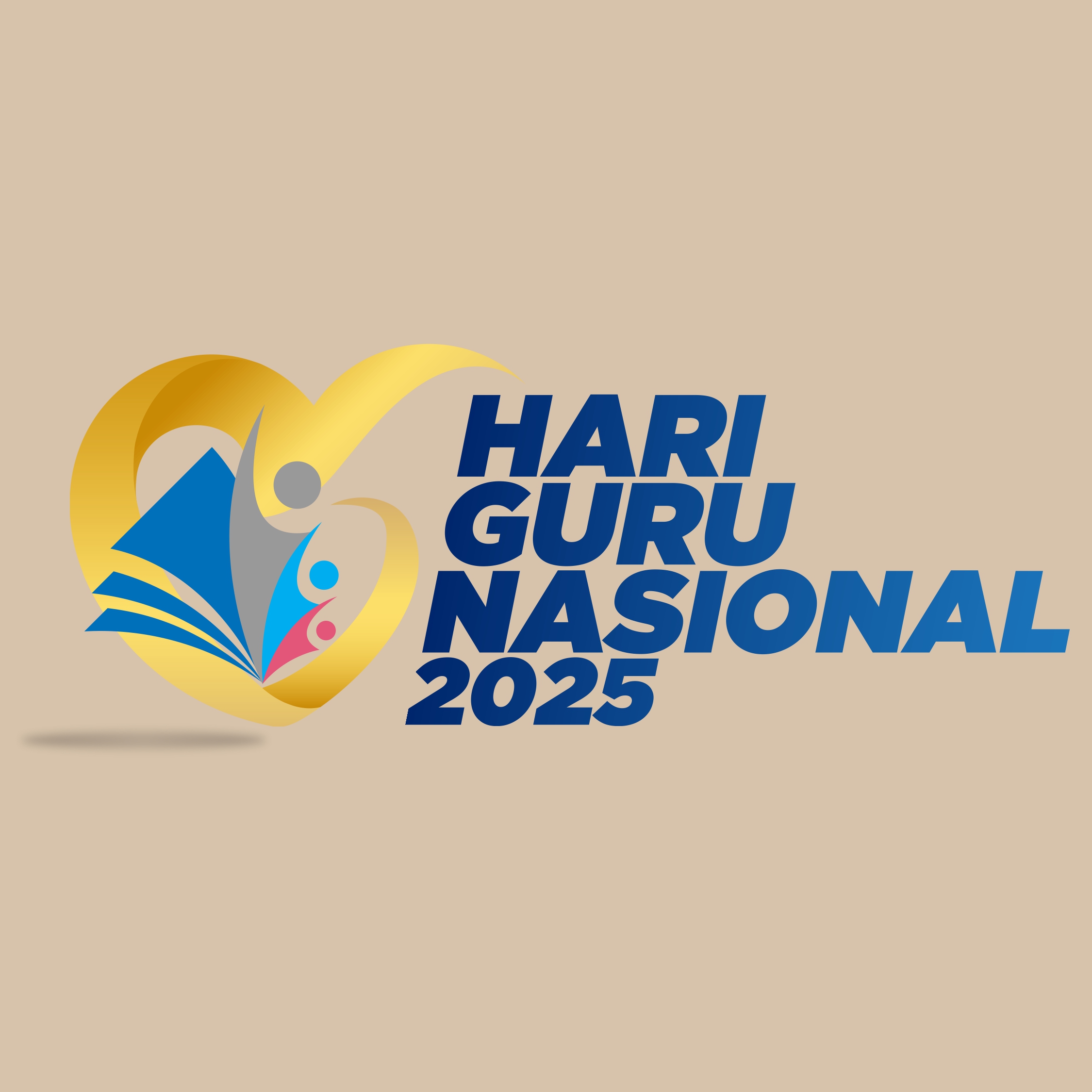 Logo Hari Guru Nasional 2025.