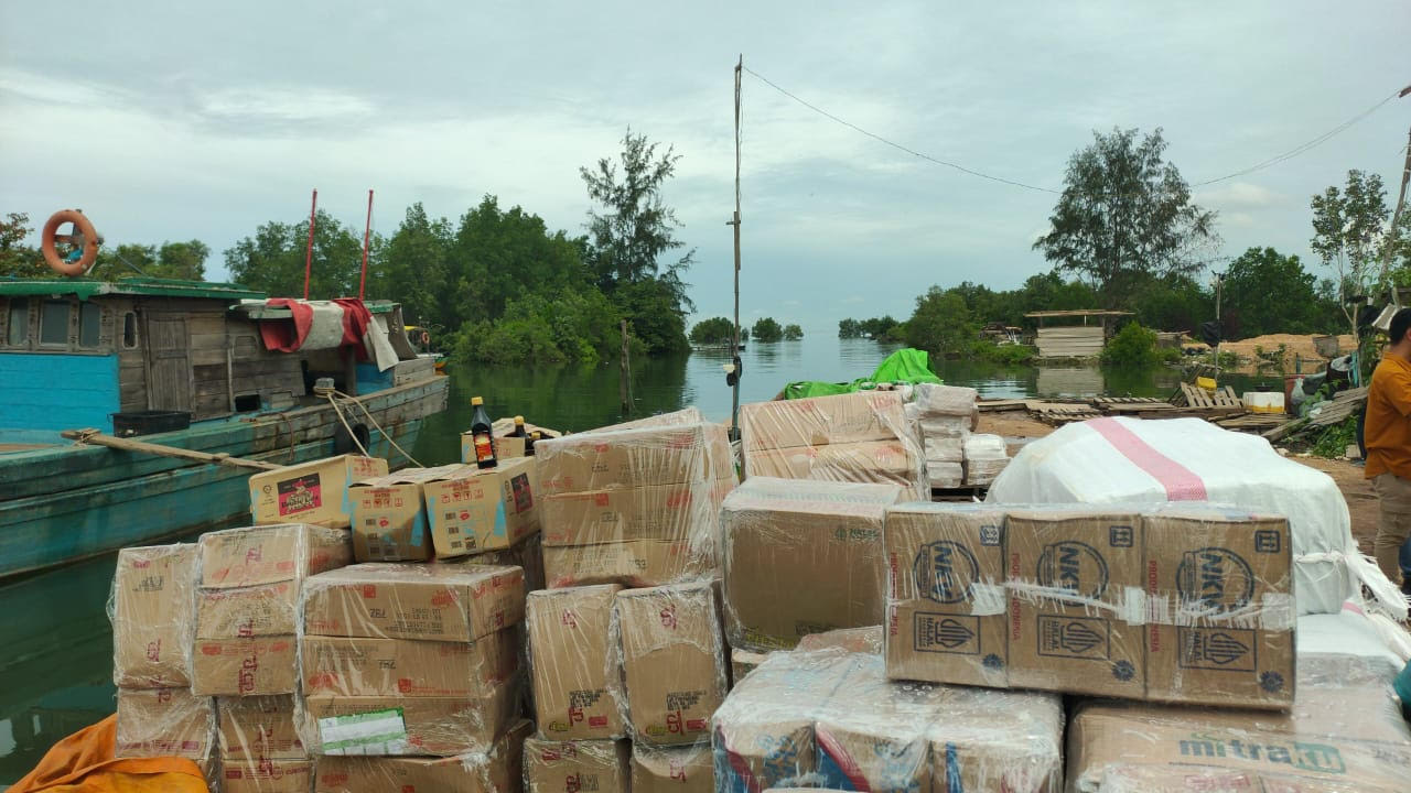lokasi kapal yang ditangkap.