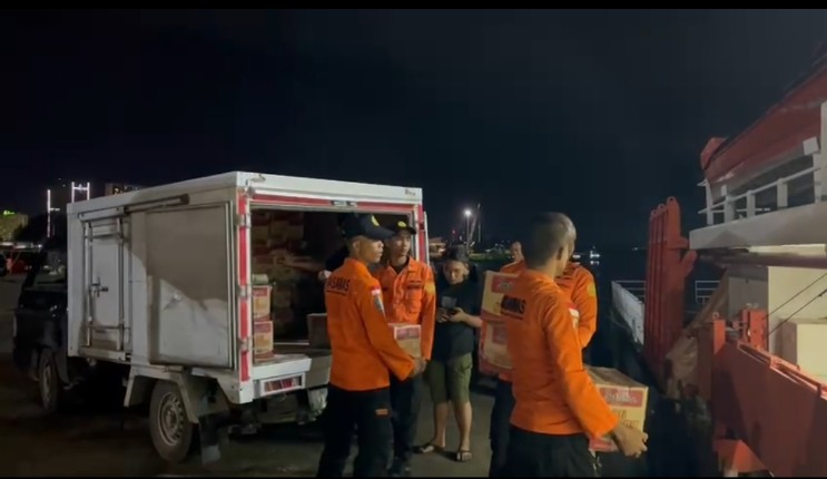 Persiapan keberangkatan tim sar  Kepri menuju Aceh.