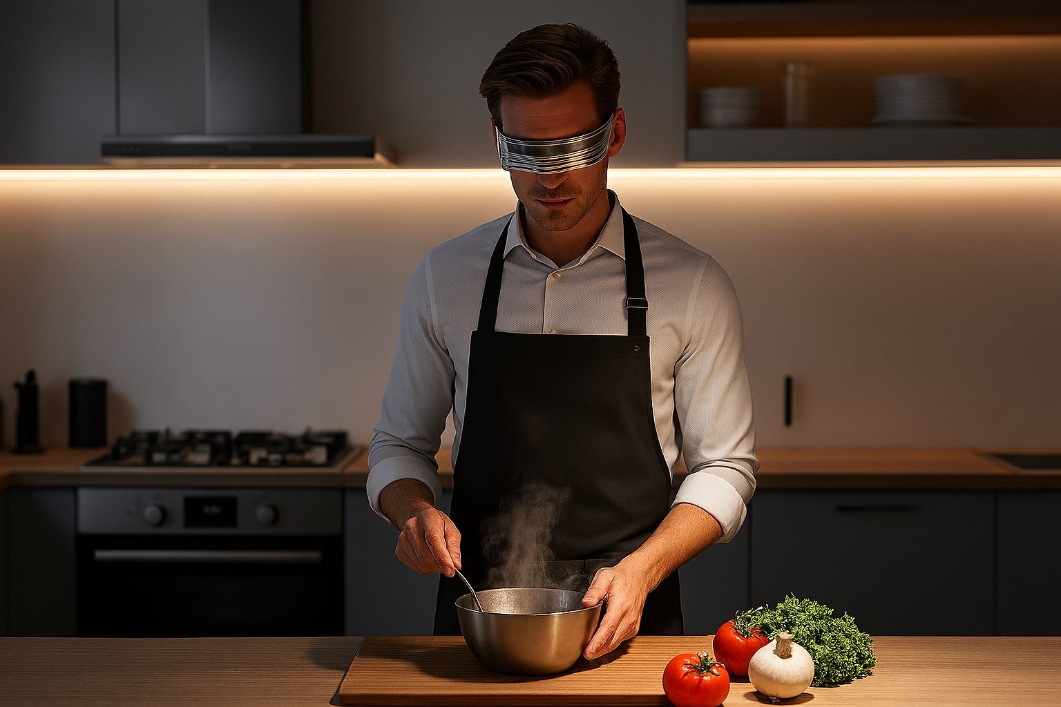 Chef Aiman merupakan chef AI pertama di Dubai.