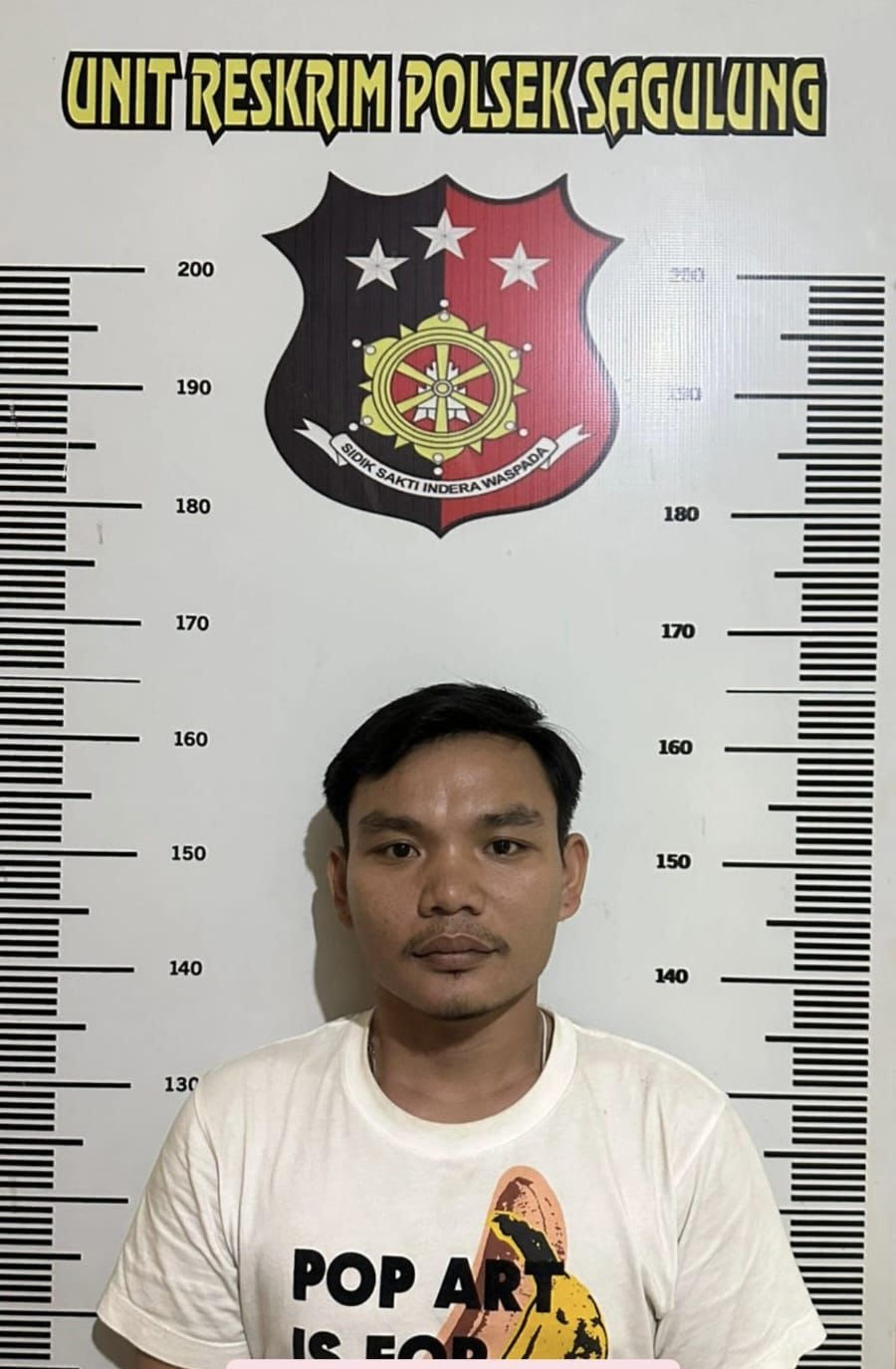 Pelaku yang ditangkap