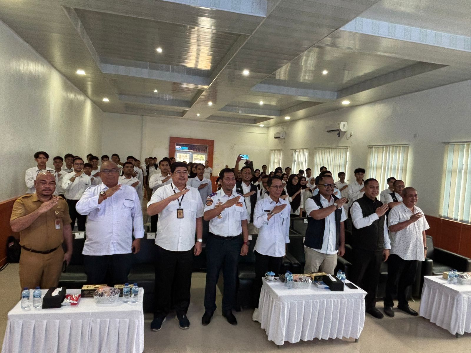 Pembukaan pelatihan yang dihadiri Wali Kota Batam Amsakar.