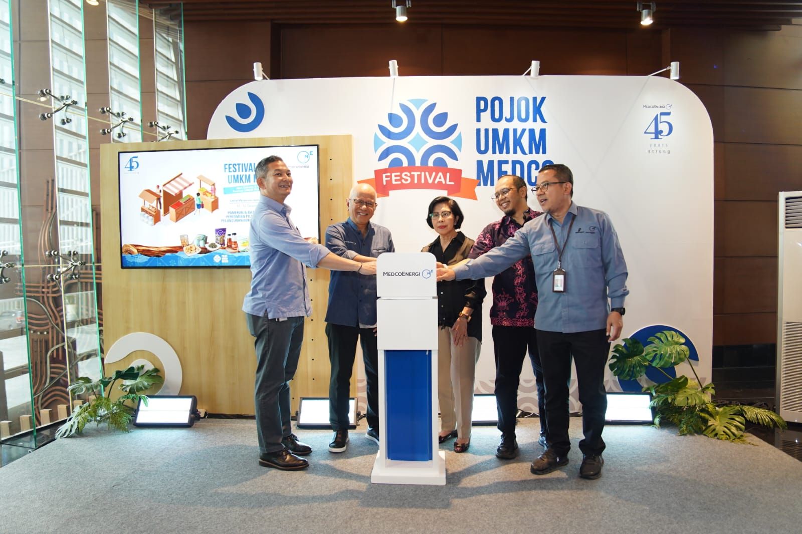 Pembukaan Festival Pojok UMKM 2025 yang digelar Medco Energi di The Energy Building, Jakarta, Rabu (10/12).