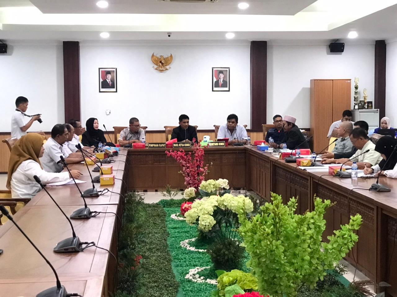 Suasana RDP soal penutupan akses jalan di Genta I, Batuaji.