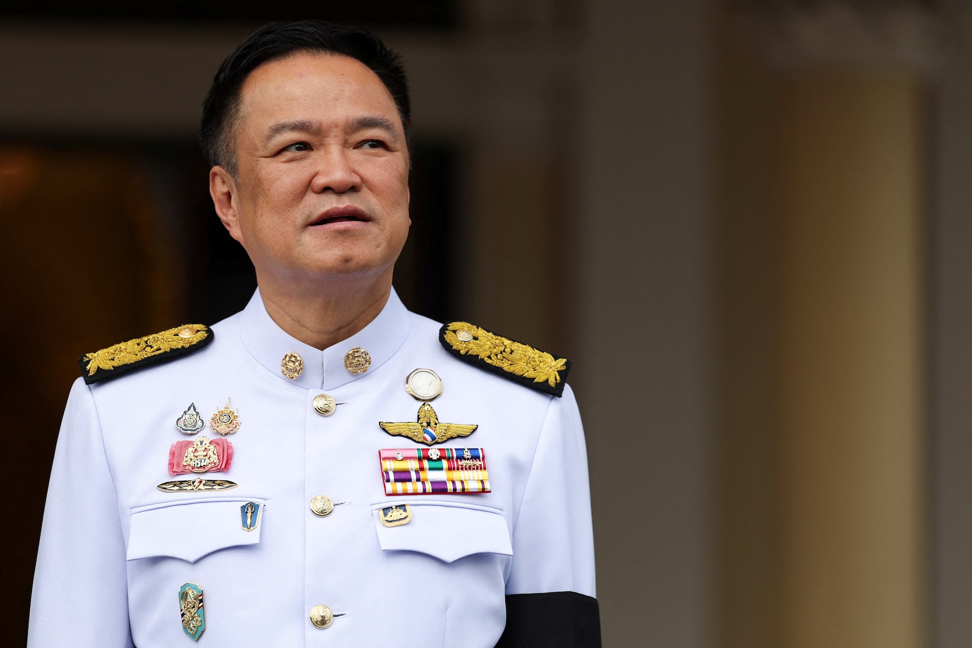 Perdana Menteri Thailand, Anutin Charnvirakul dijadwalkan akan menghubungi Presiden AS, Donald Trump malam ini. F. Chalinee Thirasupa/Reuters