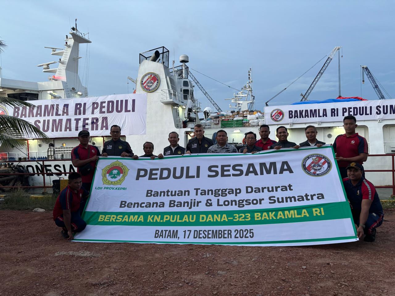 bantuan LDII Kepri untuk korban bencana Sumatra.