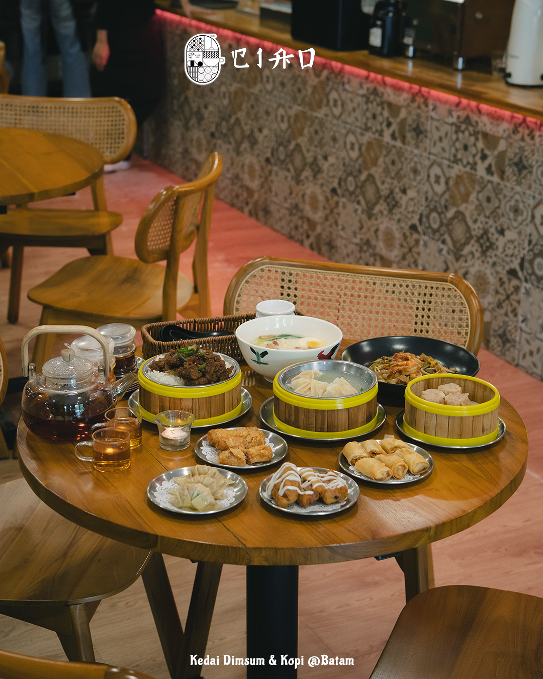 Dimsum menjadi salah satu kuliner terkenal di Kota Batam.