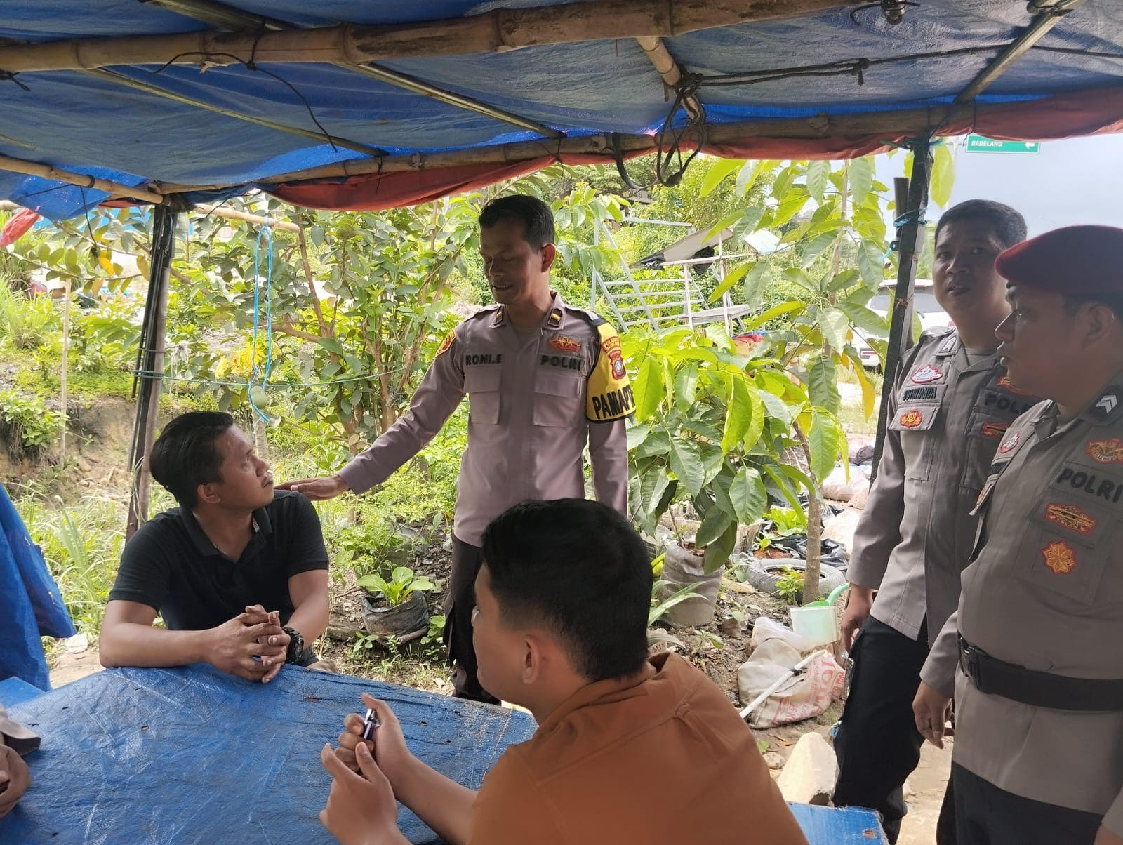 KANIT Reskrim Polsek Sagulung, Iptu Anwar Aris mengatakan BAM diamankan setelah mendapatkan laporan dari layanan Call Center Polri 110.  F Yofi Yuhendri/Batam Pos