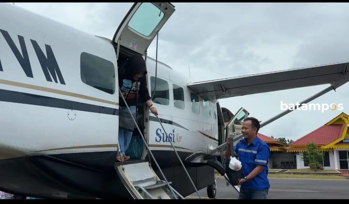 Maskapai Susi Air tak lagi melayani penerbangan perintis di Anambas dan digantikan oleh Smart Aviation. F. Istimewa.