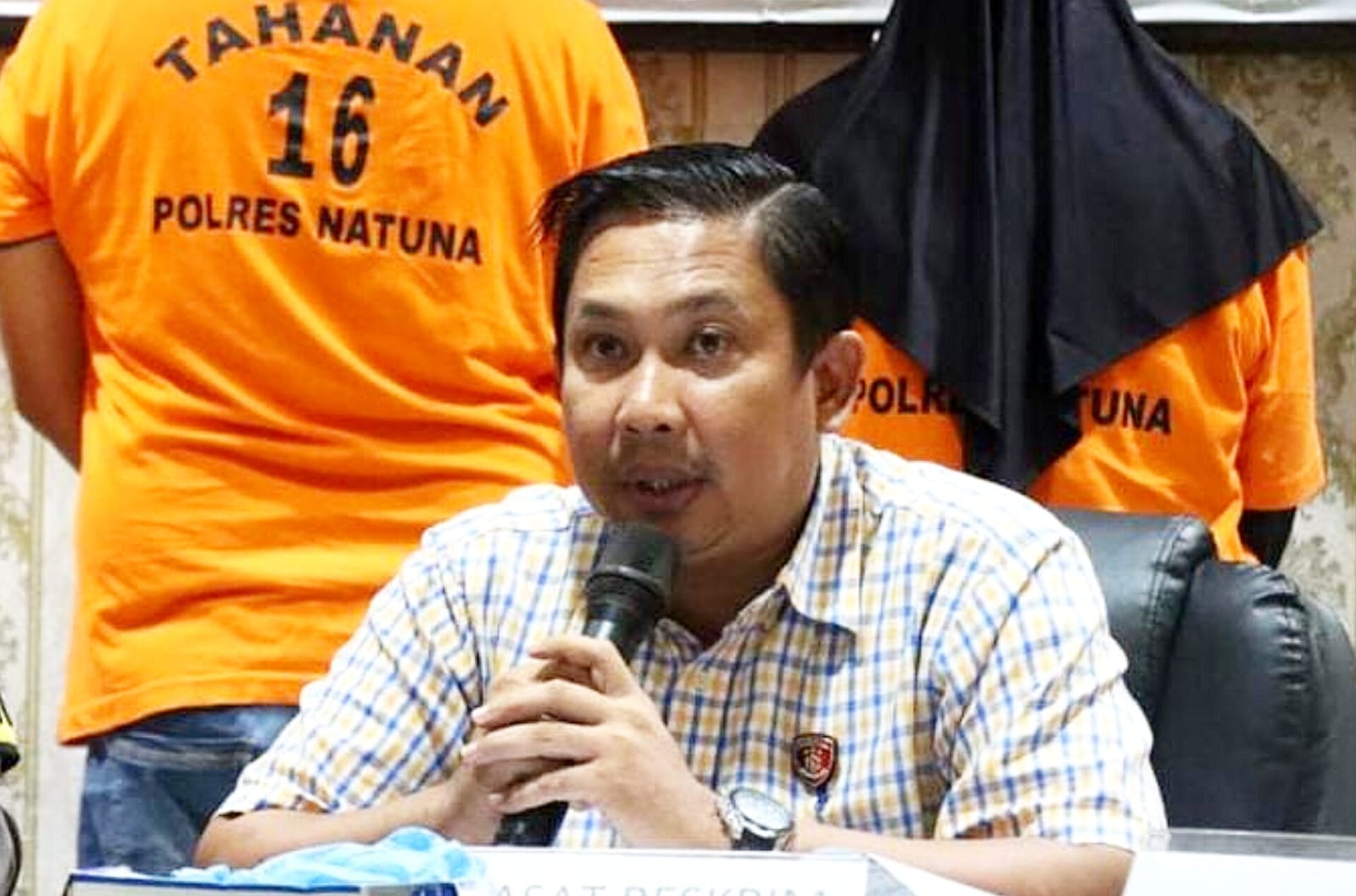 Kasat Reskrim Polres Natuna, Iptu Richie Putra. F. Polres Natuna untuk Batam Pos