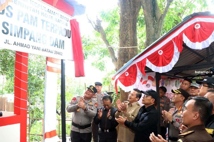 Peresmian Pos Pam terpadu Kampung Aceh tahun 2023 lalu.