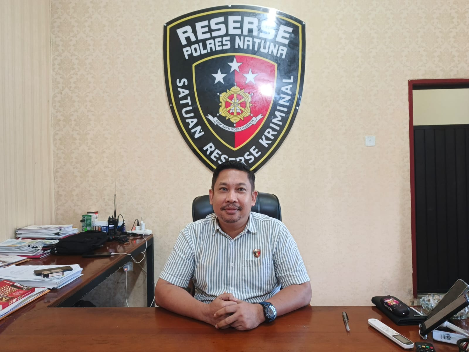 Kasat Reskrim Polres Natuna, Iptu Richie Putra. F. Richie Putra untuk Batam Pos