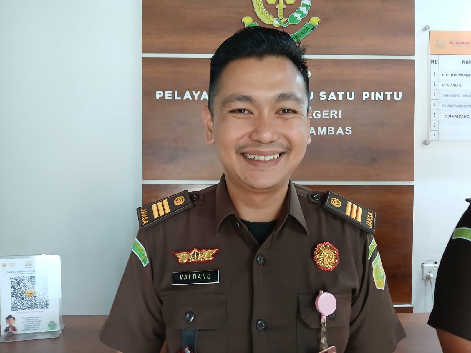 KASI Pidsus Kejari Kepulauan Anambas, Jody Voldano. F Ihsan Imaduddin/Batam Pos