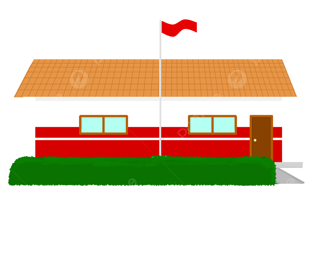 Ilustrasi sekolah merah putih. f. istimewa