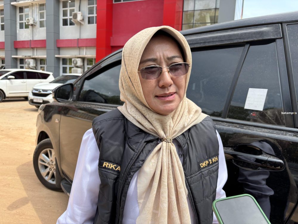 Kepala Dinas Ketahanan Pangan, Pertanian, dan Kesehatan Hewan (DKP2KH) Provinsi Kepulauan Riau, Rika Azmi.