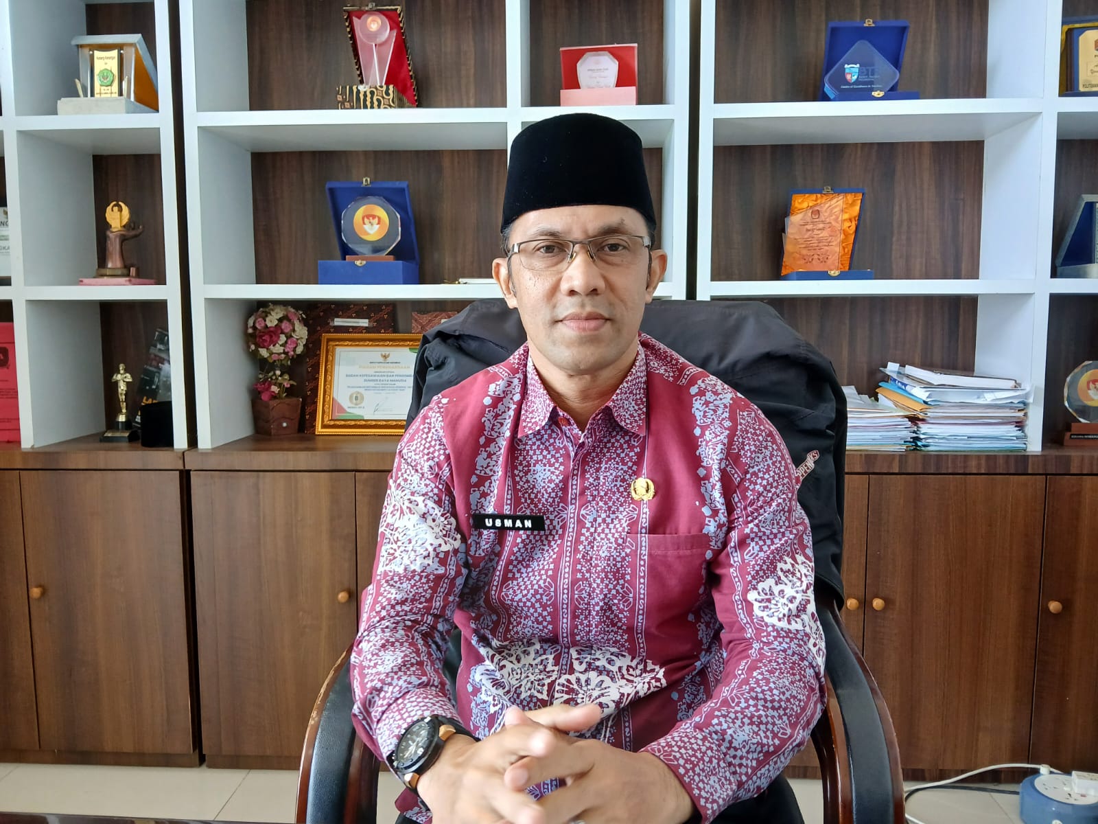 KEPALA BKPSDM Anambas, Usman. F Ihsan Imaduddin/Batam Pos