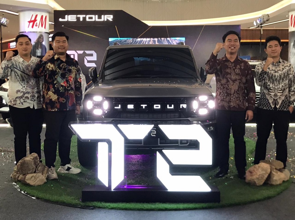 JETOUR T2 dipamerkan dalam Mall Exhibition di Grand Batam Mall, Sabtu (31/1/2026). F. M Sya