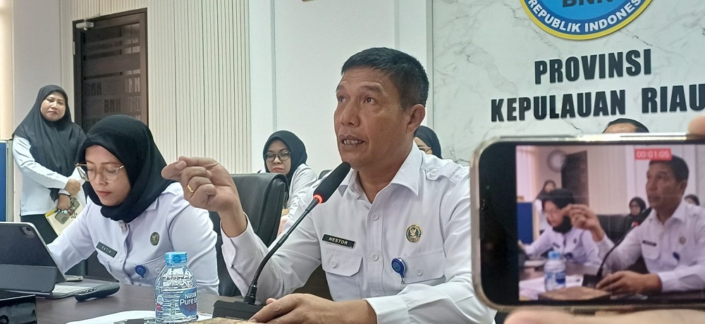 Kepala Bidang Pemberantasan dan Intelijen BNNP Kepri, Kombes Pol. Nestor N. Simanihuru. F. Istimewa