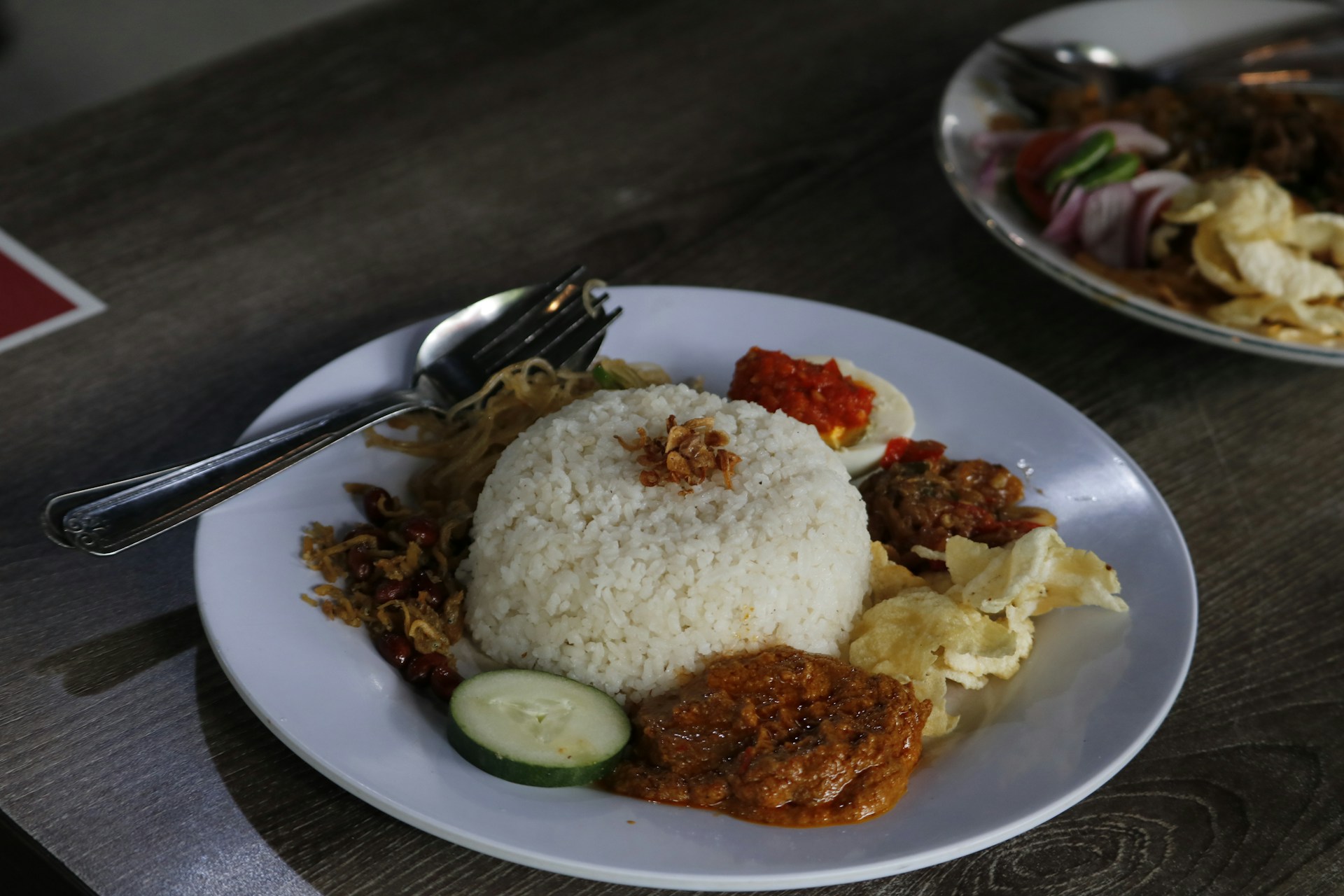 Nasi lemak enak di Batam.