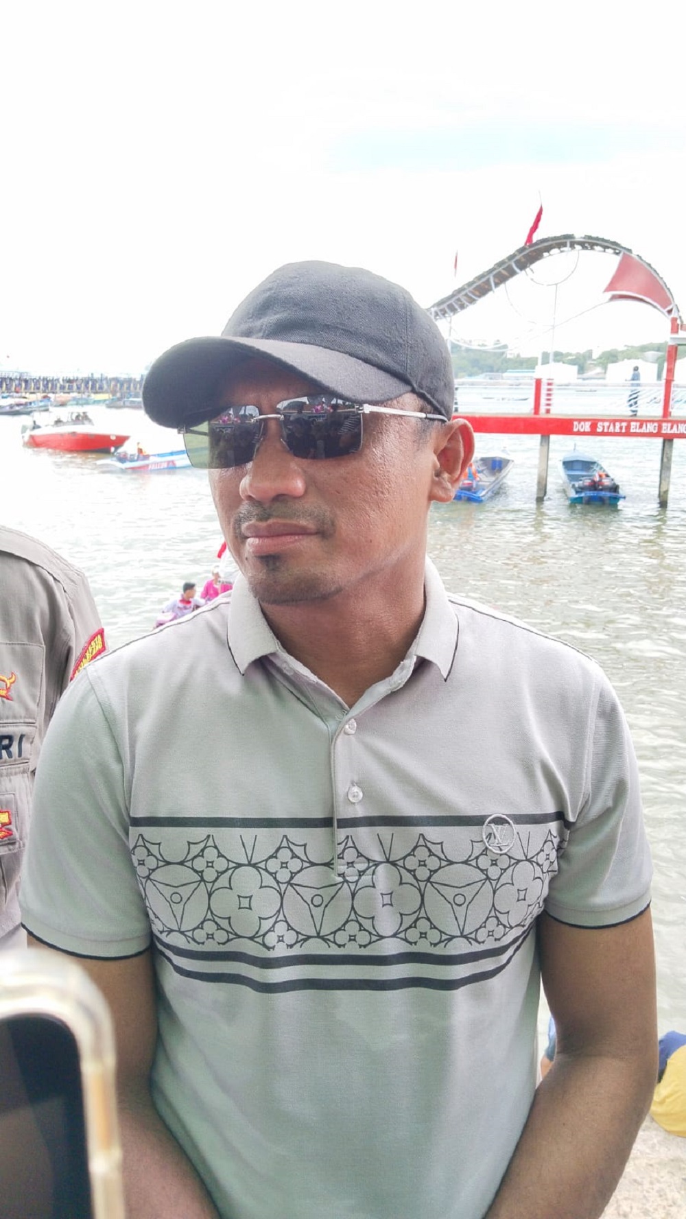 Tokoh masyarakat Pulau Dangas, Hasim. F. Istimewa