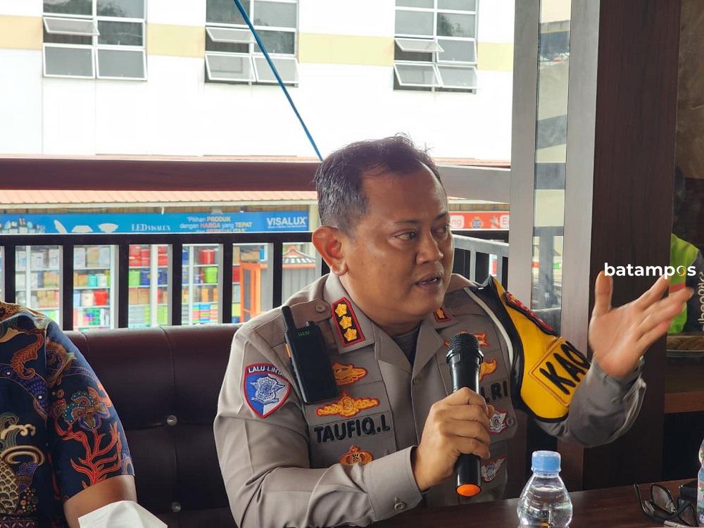 Dirlantas Polda Kepri, Kombes Pol Taufiq Lukman Nurhidayat. F. Azis Maulana/Batam Pos