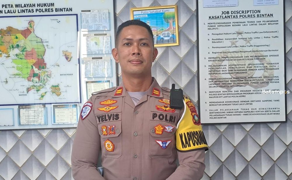 Kasat Lantas Polres Bintan, Iptu Yelvis Oktaviano. F. Slamet Nofasusanto/Batam Pos.