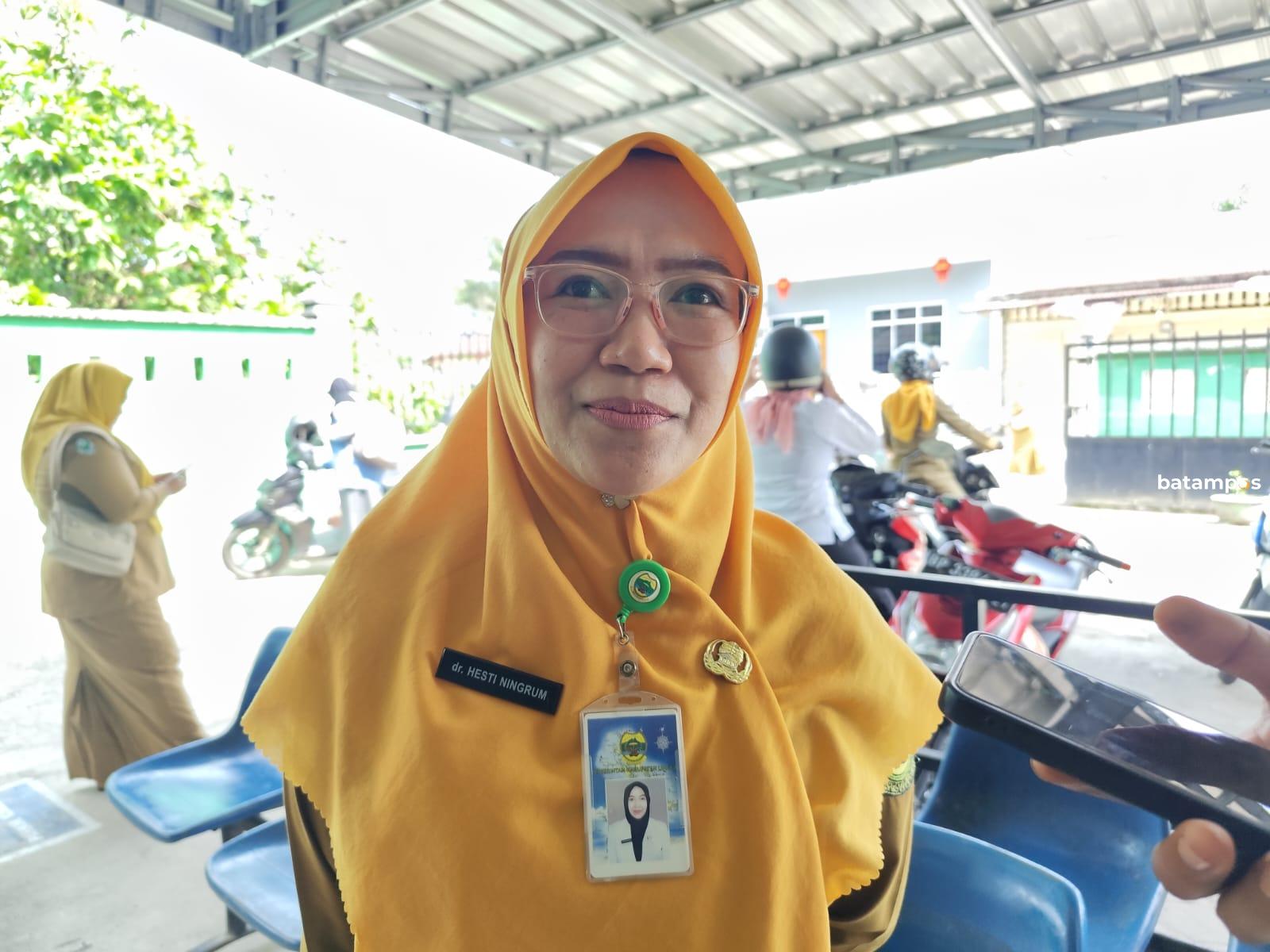 Kepala Puskesmas Dabo Lama, Hesty Ningrum. F. Vatawari/Batam Pos