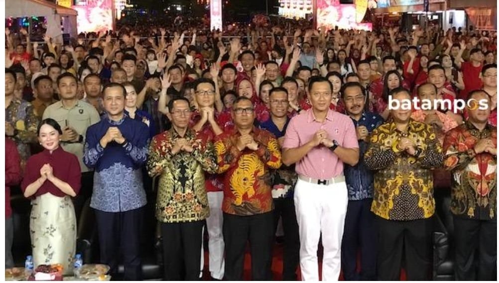 Menko AHY hadiri perayaan Imlek di Batam. f Istimewa