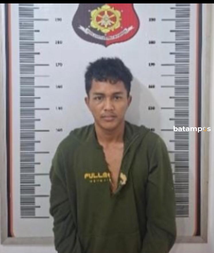 Salah satu pelaku curanmor yang diamanlan Polsek Sagulung. F istimewa