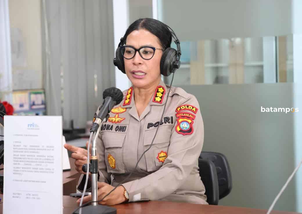 Kabid Humas Polda Kepri Kombes Pol Nona Pricillia Ohei. f Istimewa