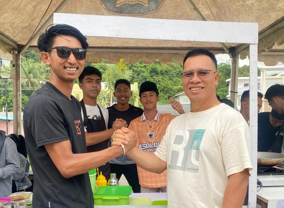 Bupati Kepulauan Anambas, Aneng menyemangati kaum milenial yang berani membuka peluang usaha. F Ihsan Imaduddin/Batam Pos