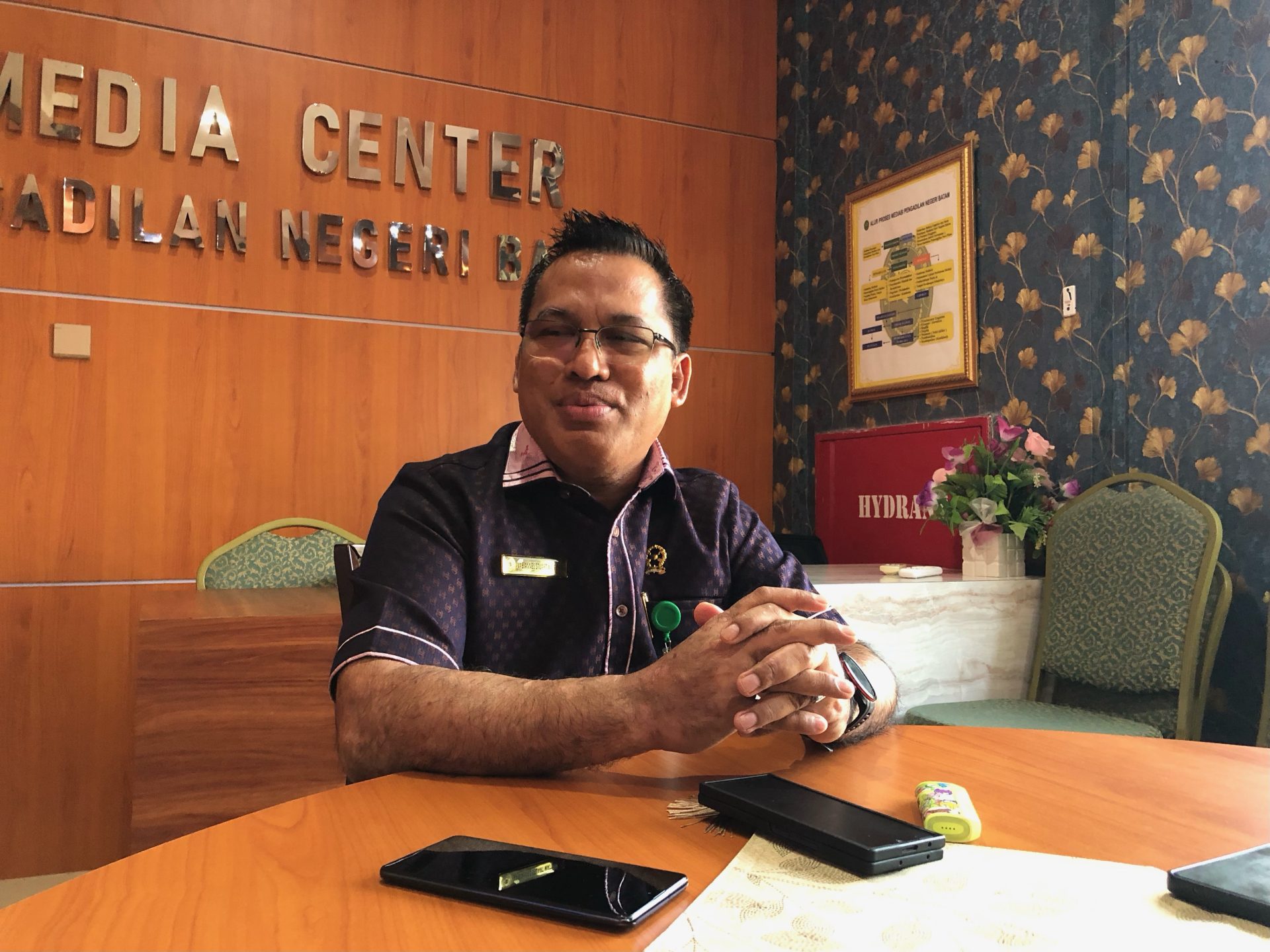 Juru Bicara PN Batam, Watimena. F. Azis Maulana/ Batam Pos