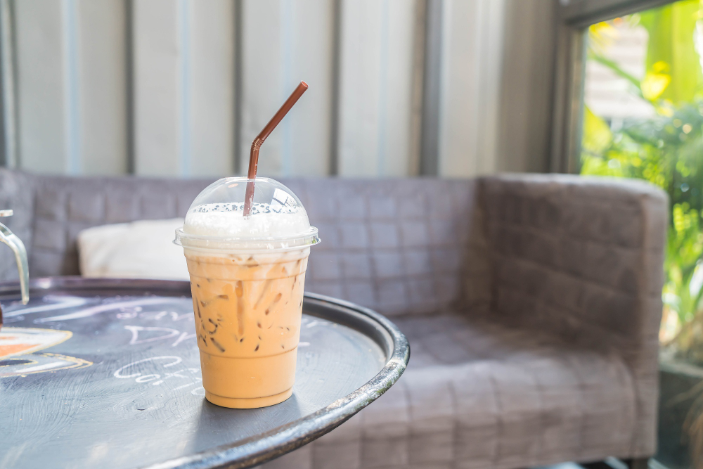 Ilustrasi milk tea.