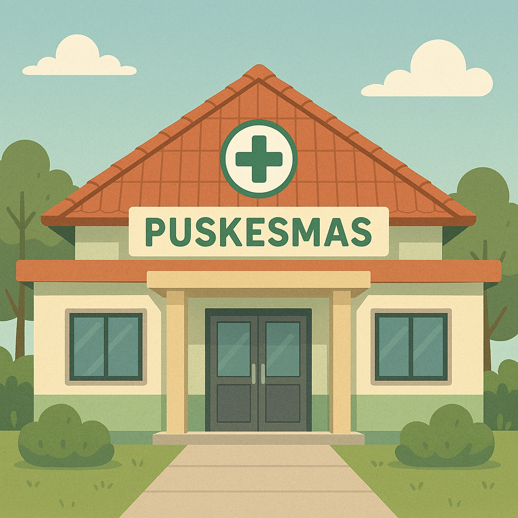 ILUSTRASI Puskesmas.  Ilustrasi by Copilot AI