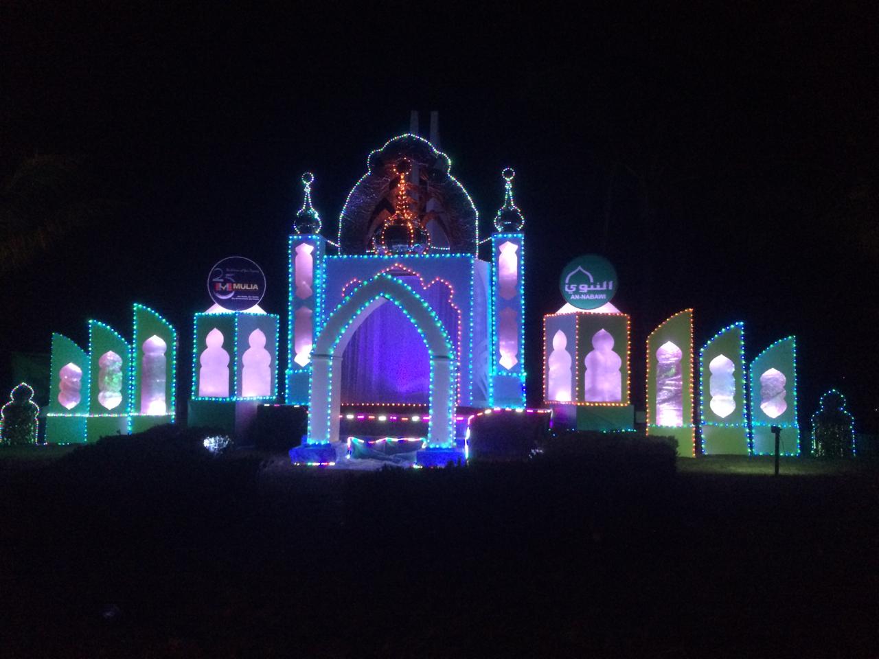 Pemkab Karimun kembali menggelar lompa lampu hias Eid Mubarak 2026 dengan total hadiah capai ratusan juta. f.TR YHARYONO/Batam Pos