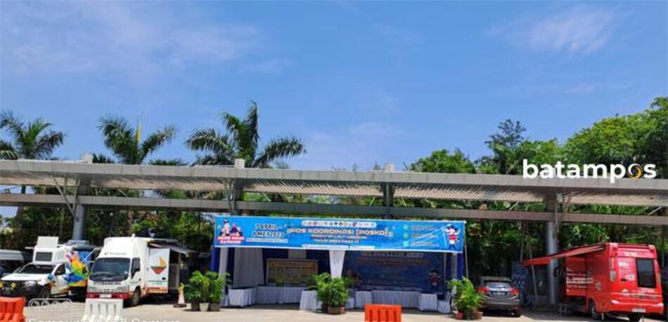 Posko Angkutan Lebaran di Terminal Domestik Sekupang beberapa waktu lalu. F. Istimewa